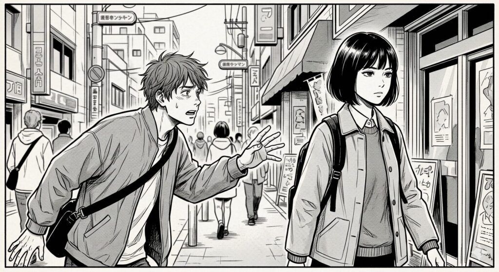 女性に無視される人