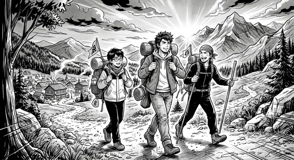 旅に出る人