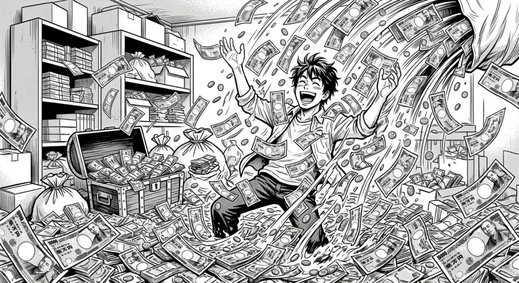 お金が溢れてくる