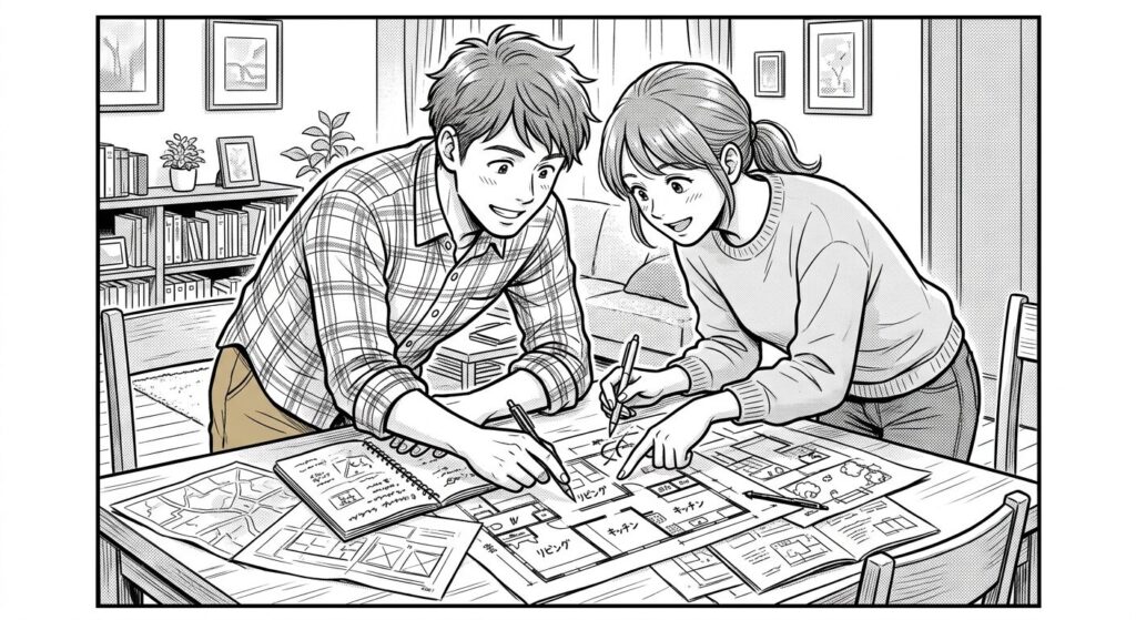夫婦が協力している