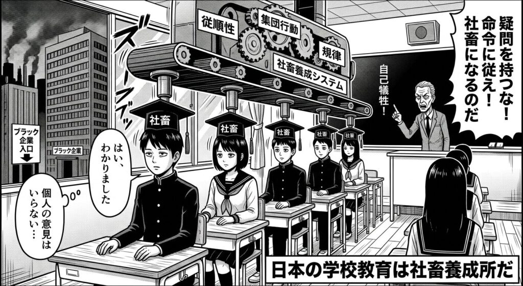 日本の教育の様子